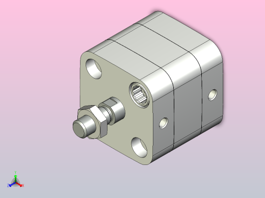 FESTO气缸CDC-25-1-A-P---_0_正等轴测缩略图