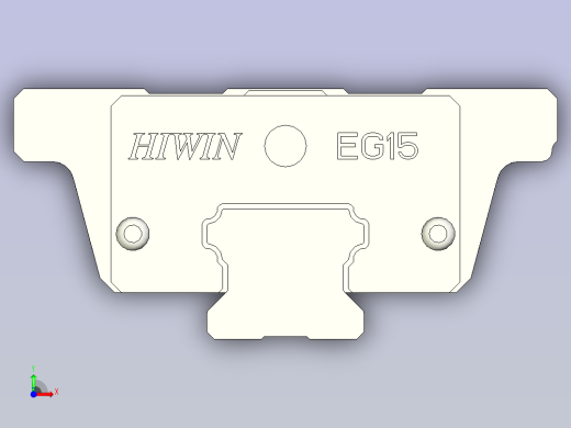 上银导轨 EGW15CA前视缩略图