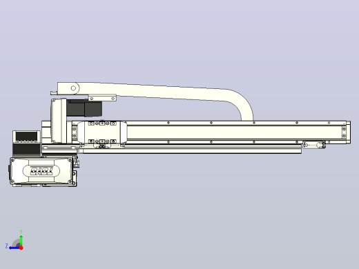 XYGT320-A4-1100-500-M-C-0001负载5-8KG XY丝杆模组 内嵌式 XYGT320-A4 替换东佑达TOYO直线滑台模组右视缩略图