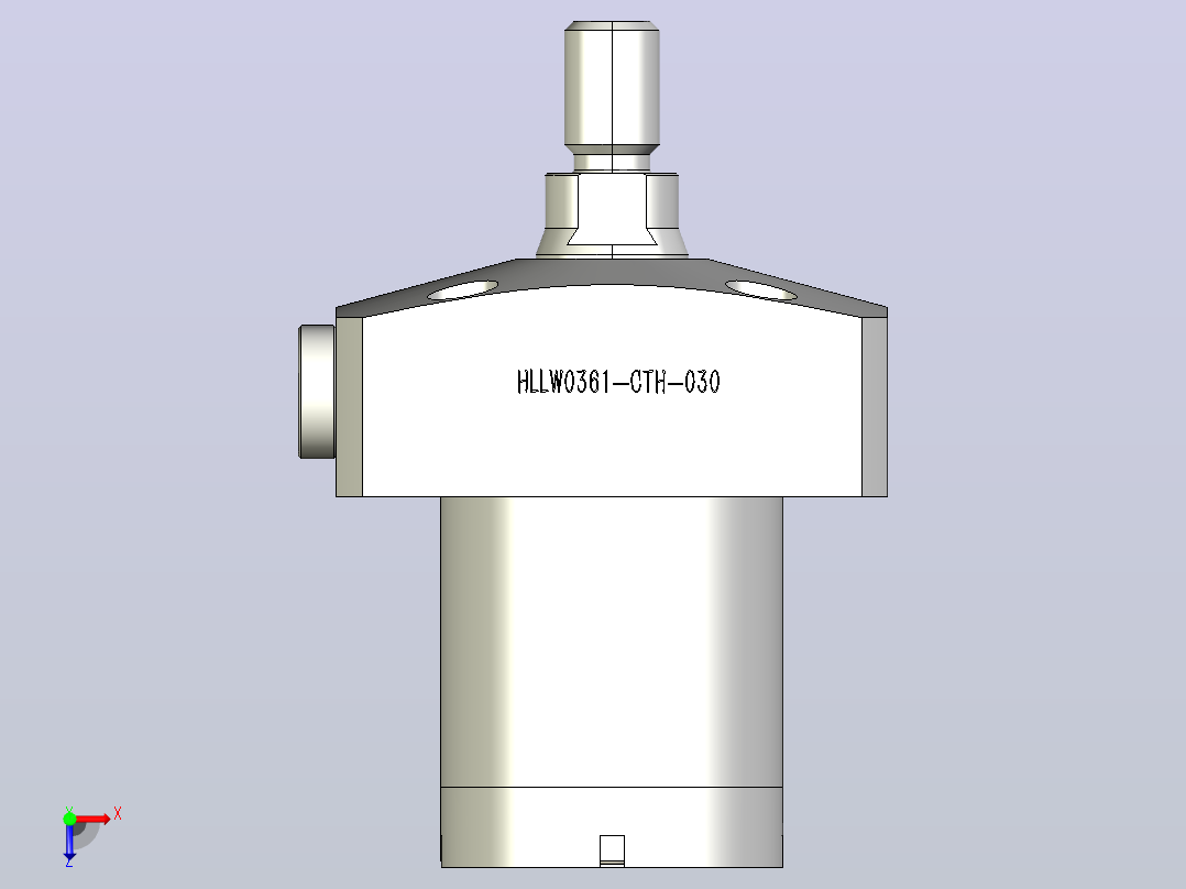 HLLW0361-CTH-030气检夹紧器俯视图