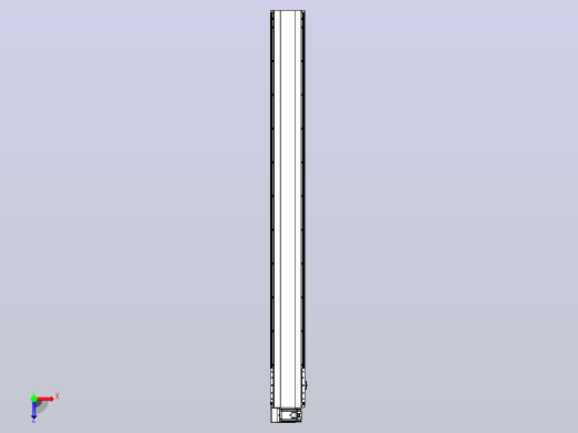 皮带直线轴半封闭可选导轨TPA-HNB-202D-140-L2000-LU-C-P75-N3俯视缩略图