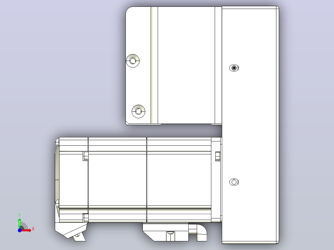 皮带直线轴半封闭可选导轨TPA-HNB-85S-90-L1950-RP-C-P20-N3前视图