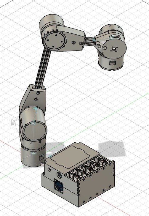 带Nema17的5轴臂机器人缩略图