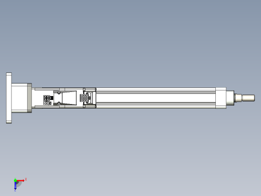 轻载电动缸TPA-ESR25-1002C-L250-MR-FB-W-P10-C3俯视缩略图