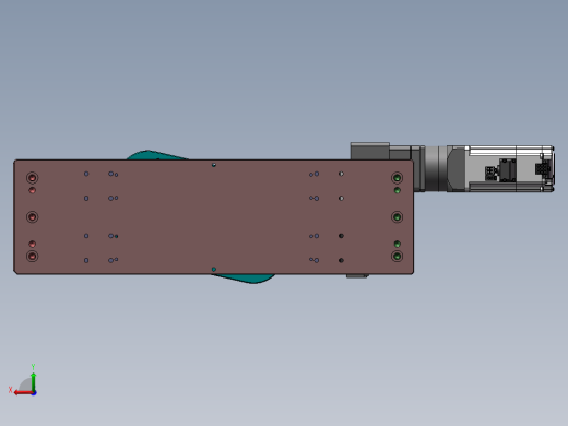两轴旋转台图sw16后视缩略图
