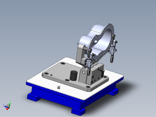 齿轮箱多自由度检测工装sw18