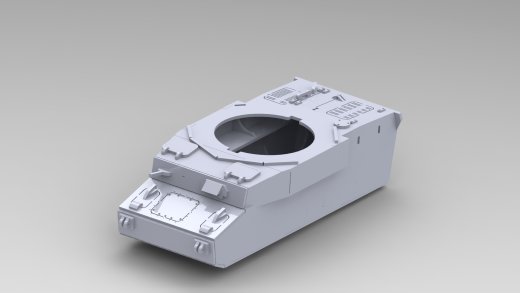 Panzerkampfwagen IV德军坦克模型3D图纸 Solidworks设计 附STEP缩略图