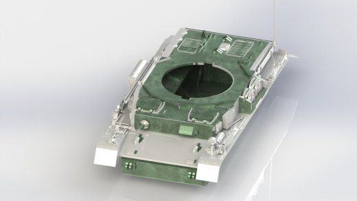 Panzerkampfwagen IV德军坦克模型3D图纸 Solidworks设计 附STEP缩略图