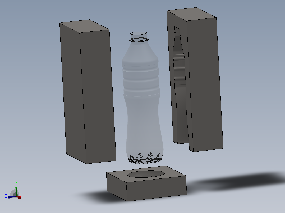 塑料瓶模具SW2013含特征