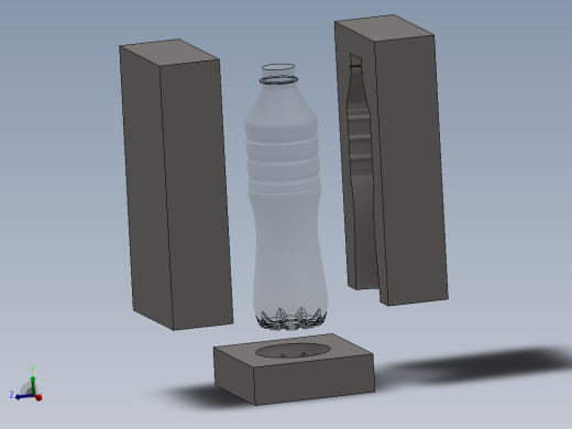 塑料瓶模具SW2013含特征