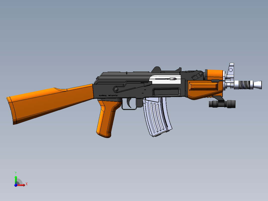 AK47前视图