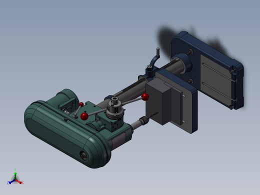 钻床.3正等轴测缩略图