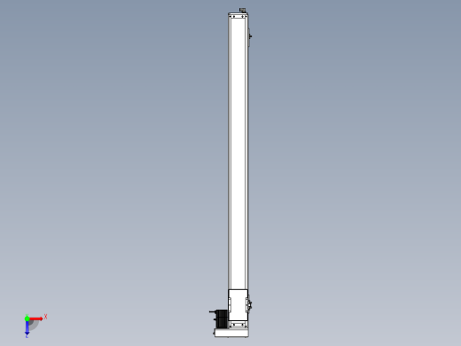 Toyo东佑达直线模组-ECH10-1450-BR-200W俯视缩略图