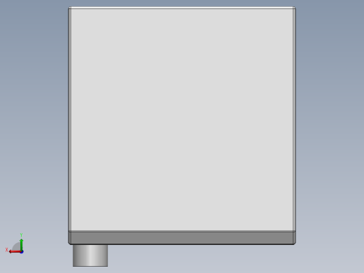CNC数控车床操控面板3D图纸 Solidworks设计后视缩略图