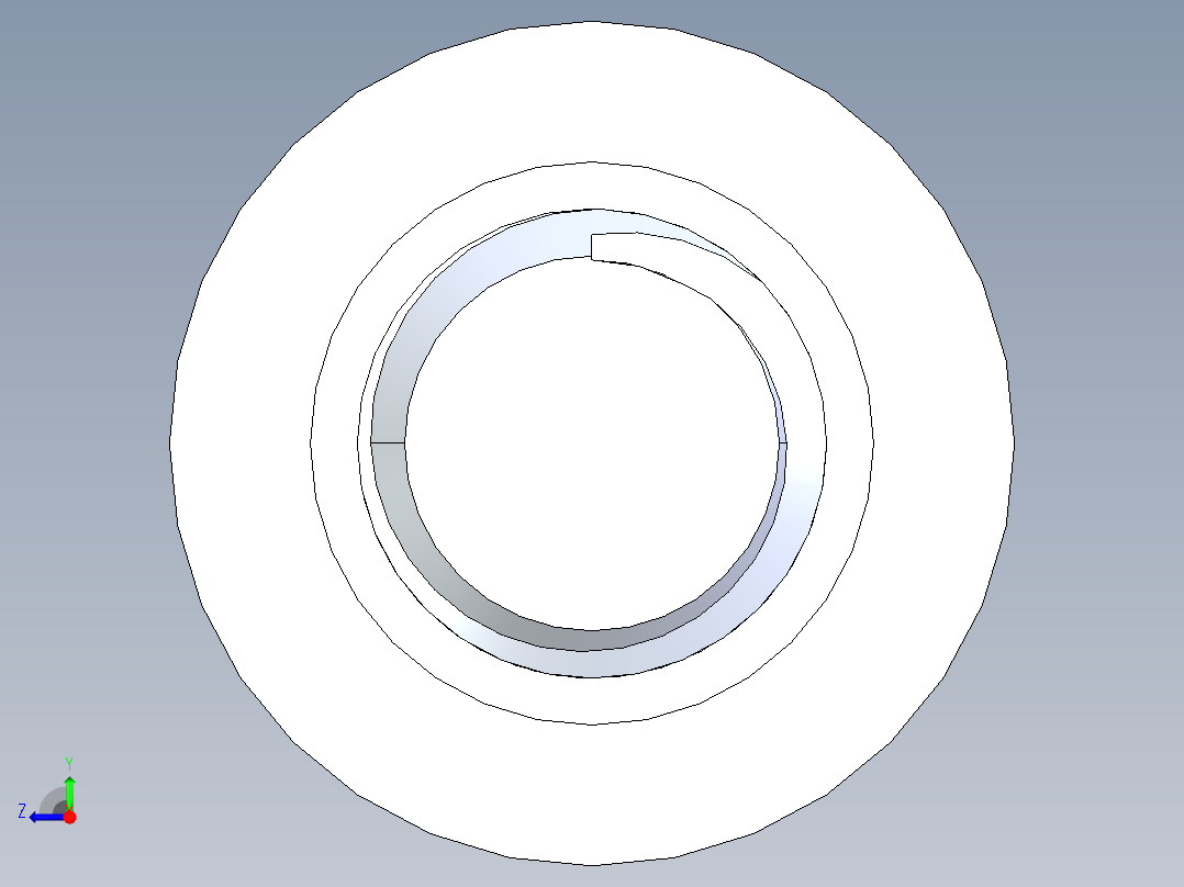 内六角螺螺栓-SB 0.3125-18 x 2.5右视图