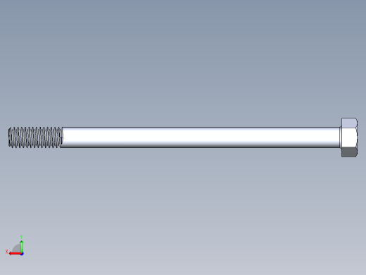 UNC 六角螺栓-Hex Bolt 0.3125-18 x 5后视缩略图