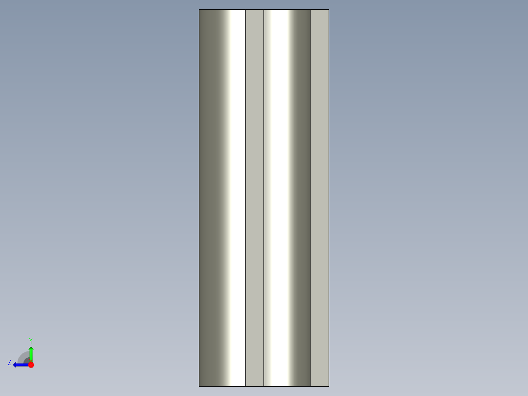 基恩士PS-58_bracket_kc图纸模型右视图