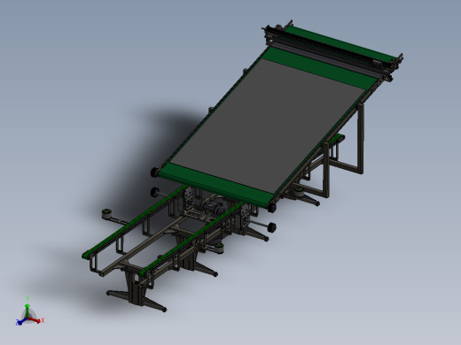 层压机覆膜切断进料
