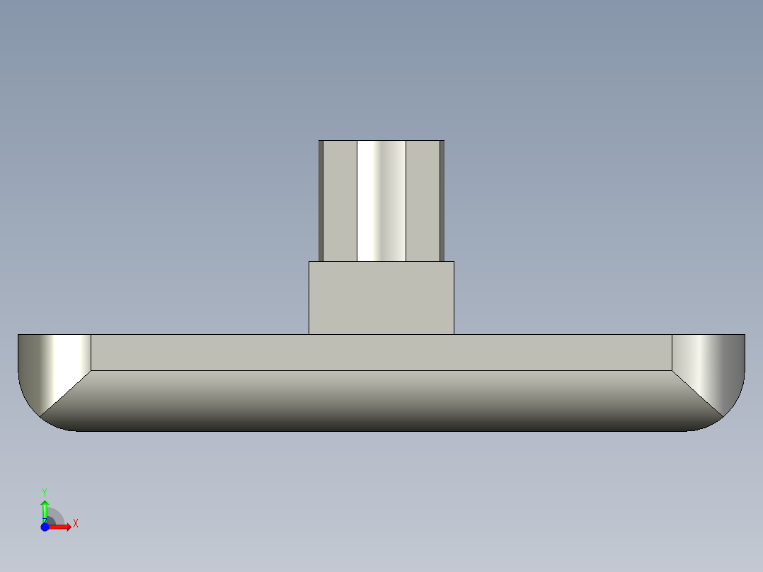型材-BR 30X30 COVER CAP KJN501232前视图