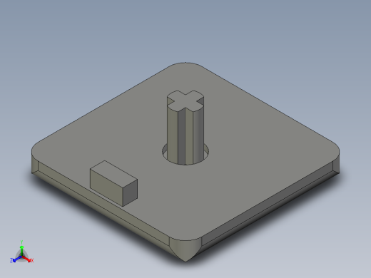 型材-BR 30X30 COVER CAP KJN501232正等轴测缩略图