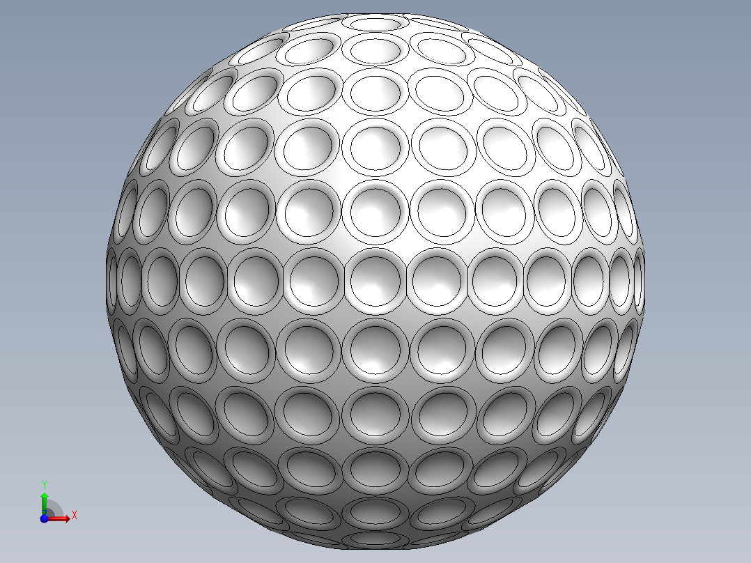 高尔夫球15前视图