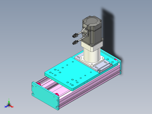东锦齿条传动DH175G-L167-S50-BU-减速机+750W