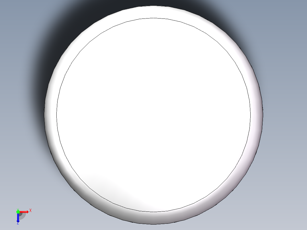 THA碟形封头DN3800俯视图