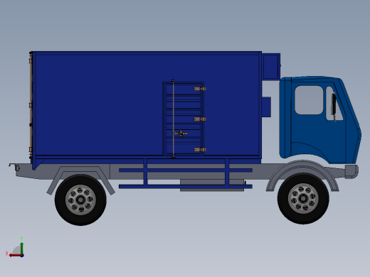 冷藏运输车后视缩略图