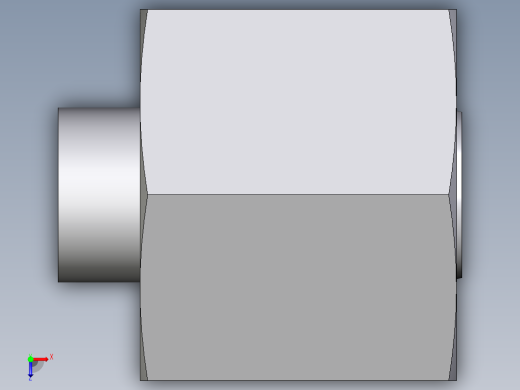 卡套式工业通用硬管接头EO_Blanking_plug_with_nut_for_cones_VKAM08LCF俯视缩略图
