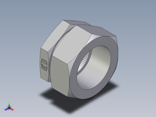 卡套式工业通用硬管接头EO_Blanking_plug_for_tube_ends_ROV42L71正等轴测缩略图