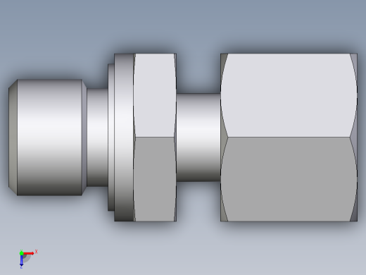 卡套式工业通用硬管接头EO_Standpipe_connector_EVGE10LREDCF俯视缩略图
