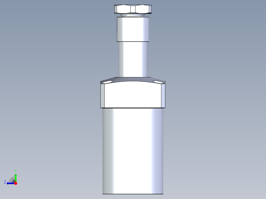 KOSMEKLHA0750-SR-Q30多系列多零件图纸模型右视图