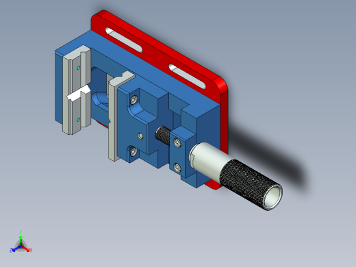夹紧虎钳正等轴测缩略图