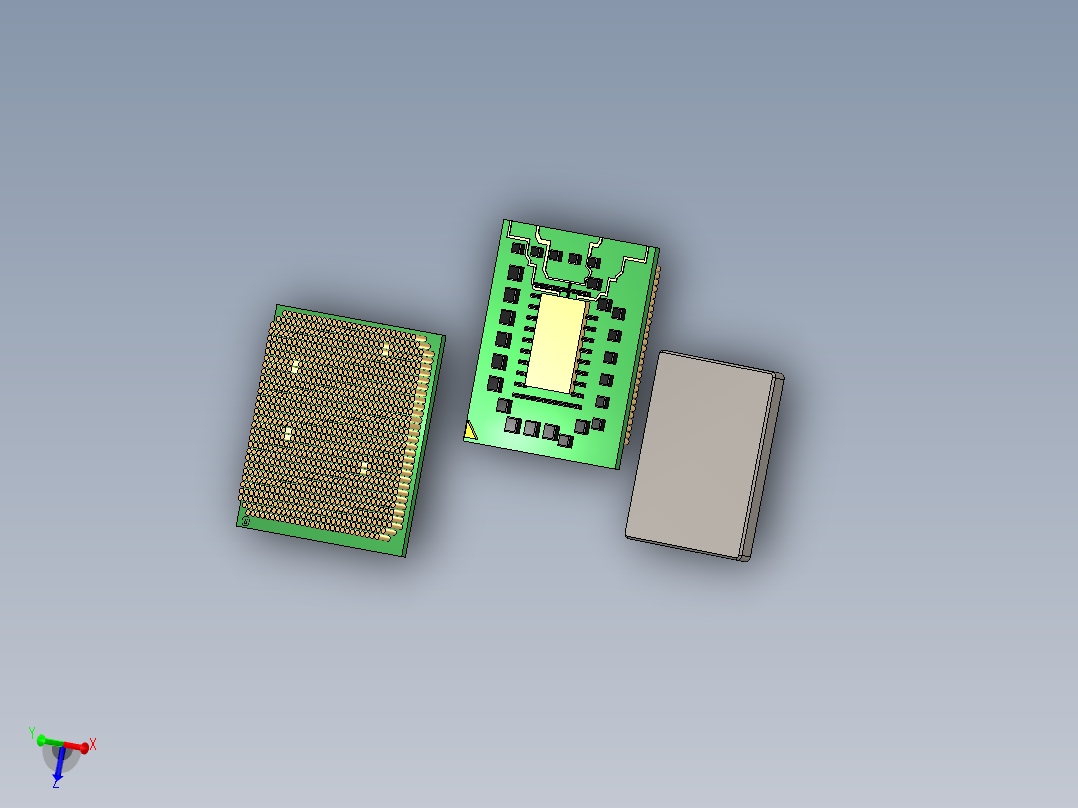 CPU中央处理器2主视图