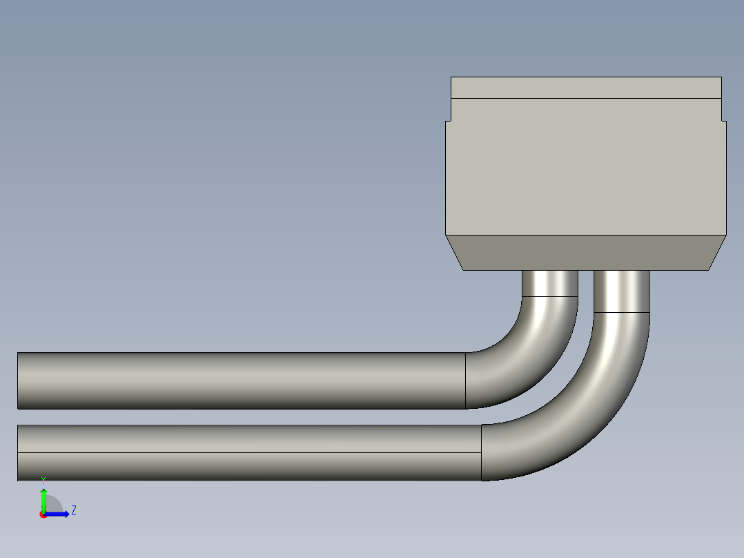 基恩士PX-10(P)_connector_1_kc图纸模型左视图