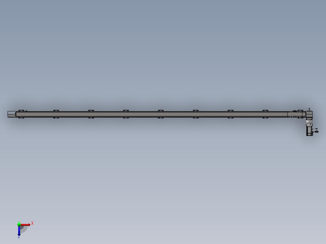 欧规同步带GTB85-CRT-750W俯视图