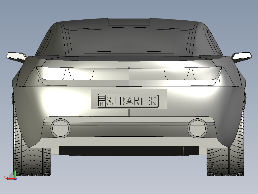 汽车车身 (58)后视图