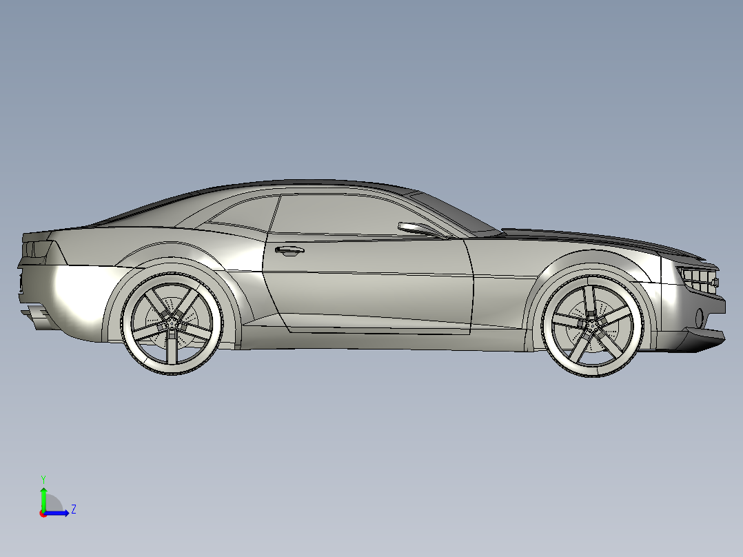 汽车车身 (58)左视图