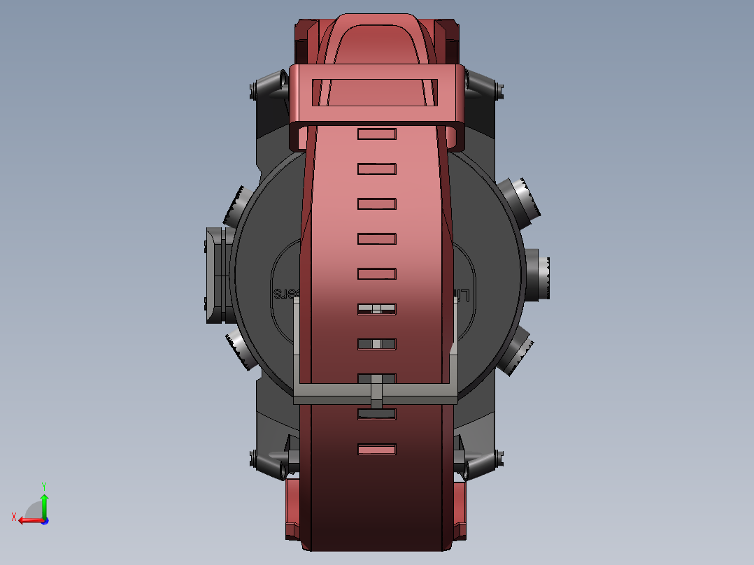 法拉利手表后视图
