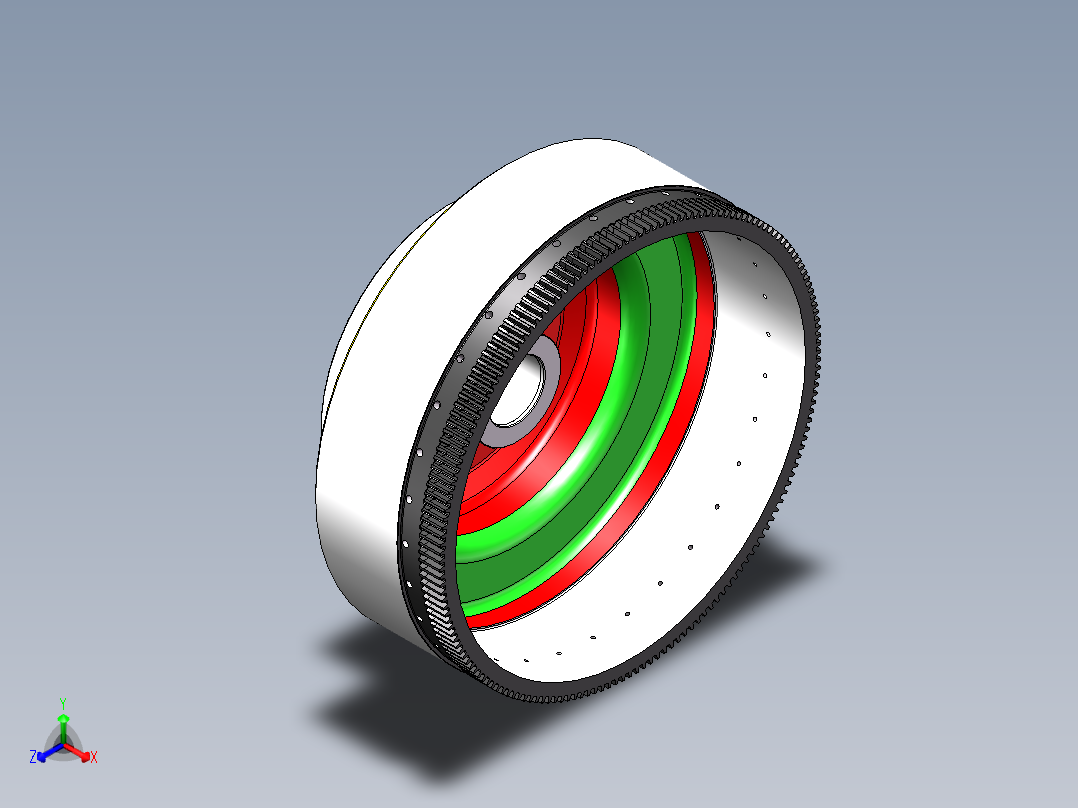 转子正等轴测图