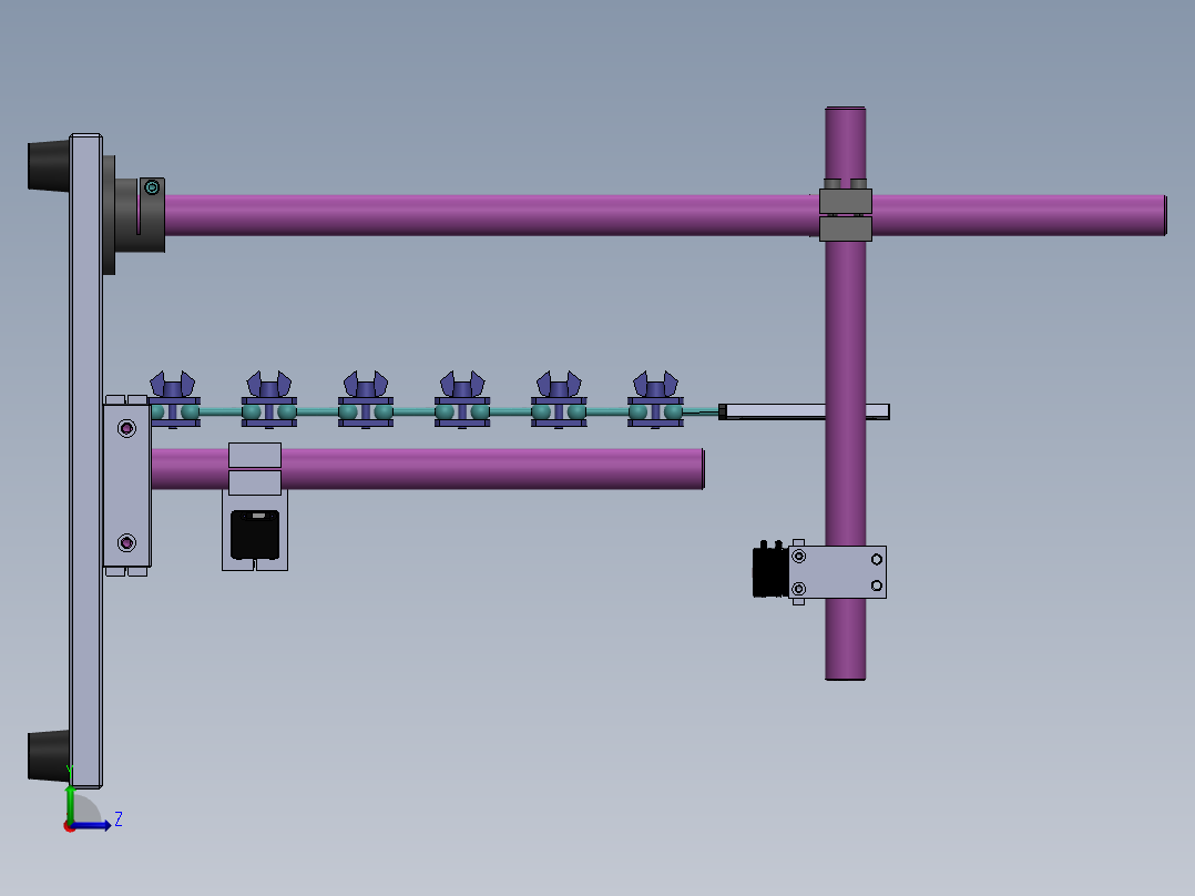 视觉测试平台sw20可编辑左视图