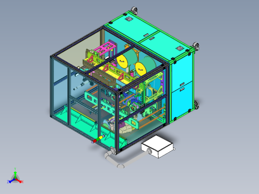 rook-hsg-热熔钉组装设备sw16可编辑正等轴测缩略图