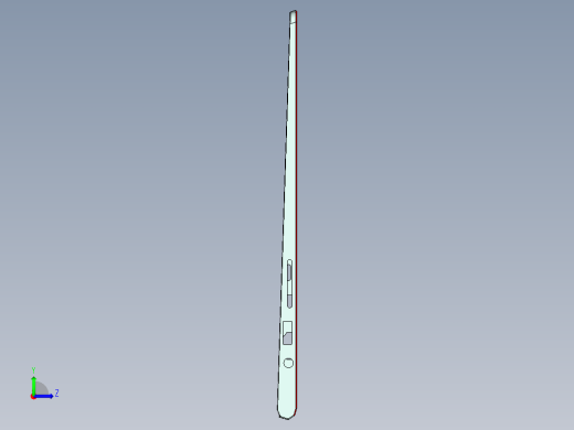 键盘外壳铣TP-高光C角加外形C角程序模型左视缩略图