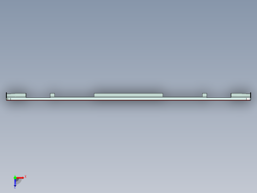 键盘外壳铣TP-高光C角加外形C角程序模型俯视缩略图