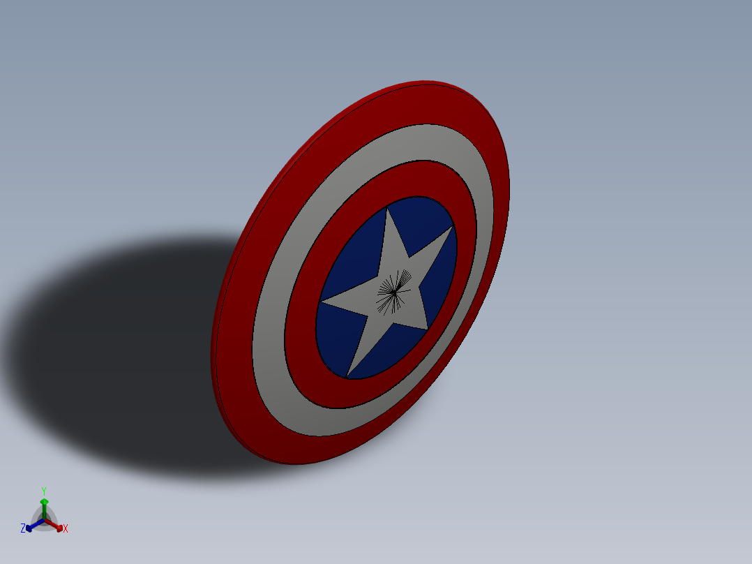 盾牌(38)正等轴测图