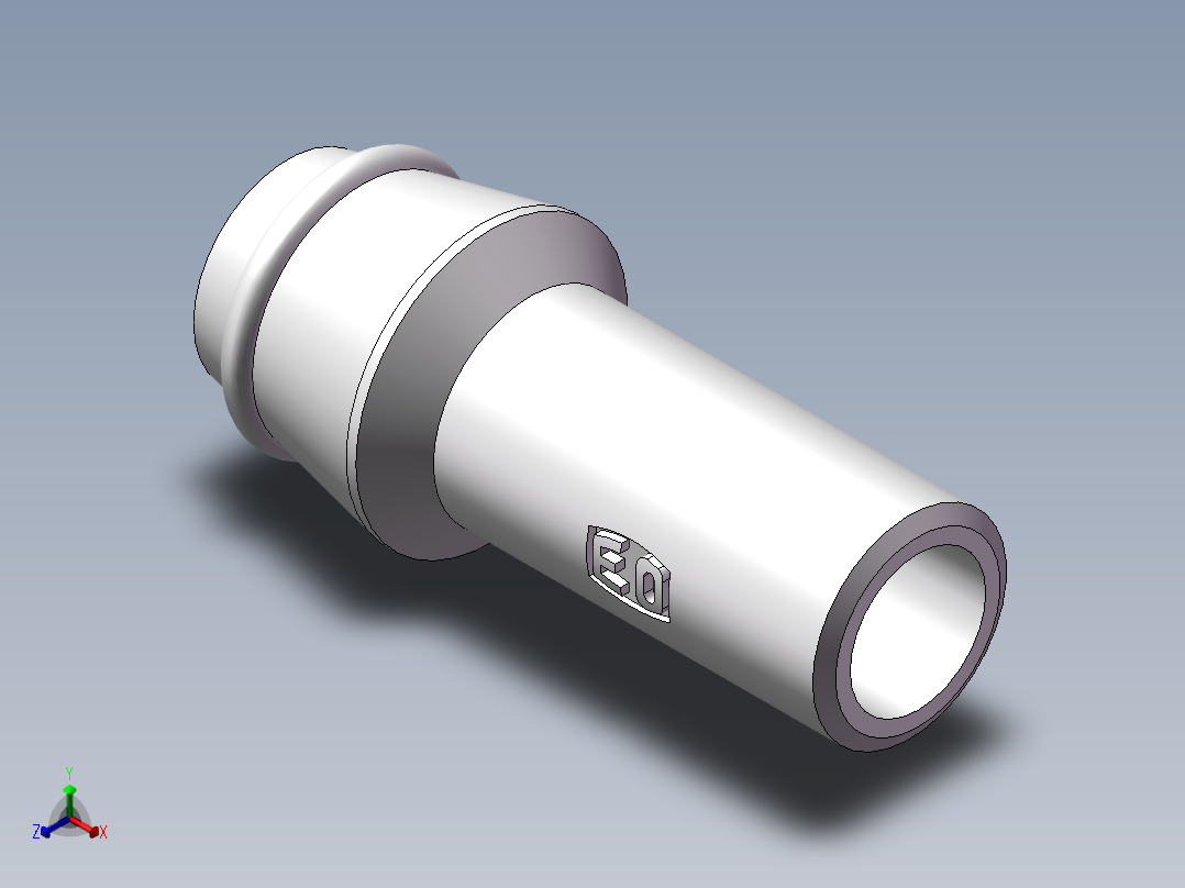 90度焊接接头、SKA10X1正等轴测图