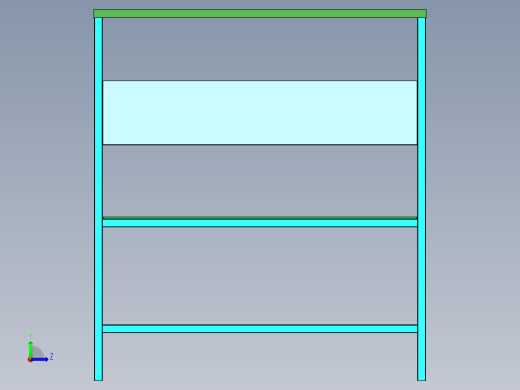 检验工作台，检验桌左视缩略图