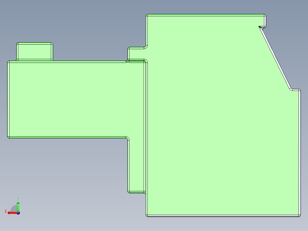 接插件(114)后视图