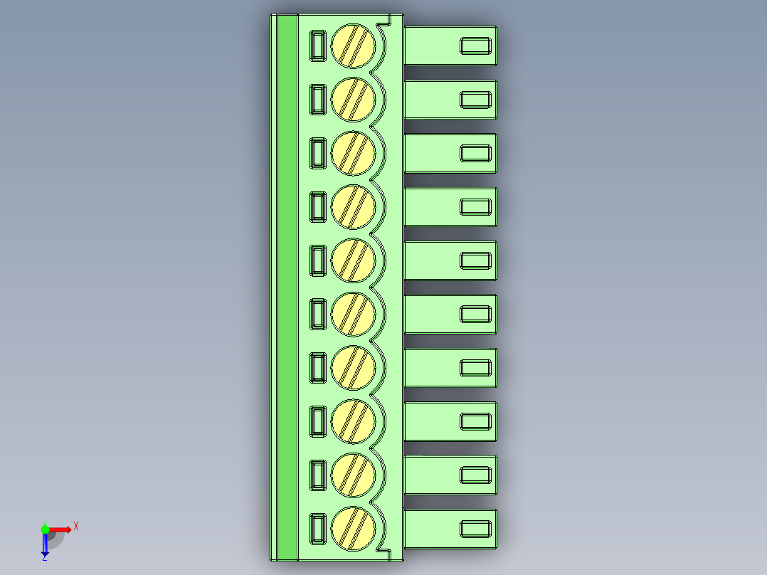接插件(114)俯视图