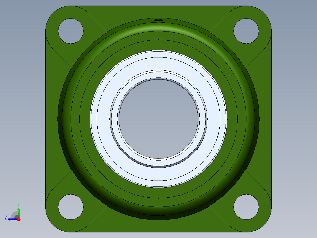 SMO-2m³电动固定式自动卸料饲料混合机右视图